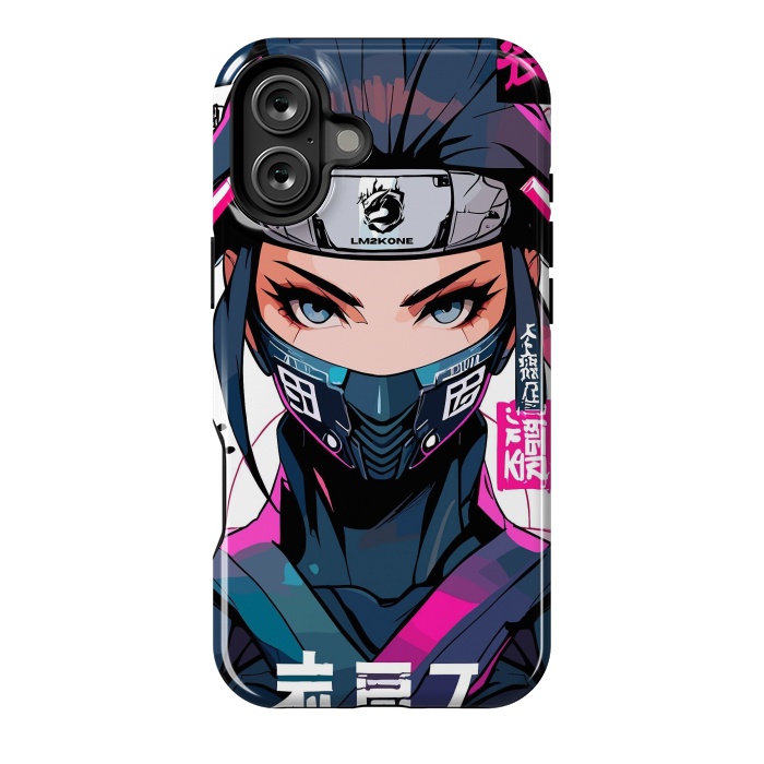 iPhone 16 Plus StrongFit Shinobi Ninja Girl by LM2Kone