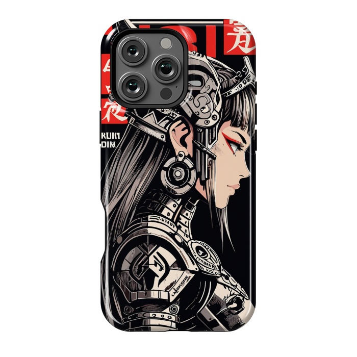 iPhone 16 Pro Max StrongFit Warrior Red Valkyrie by LM2Kone