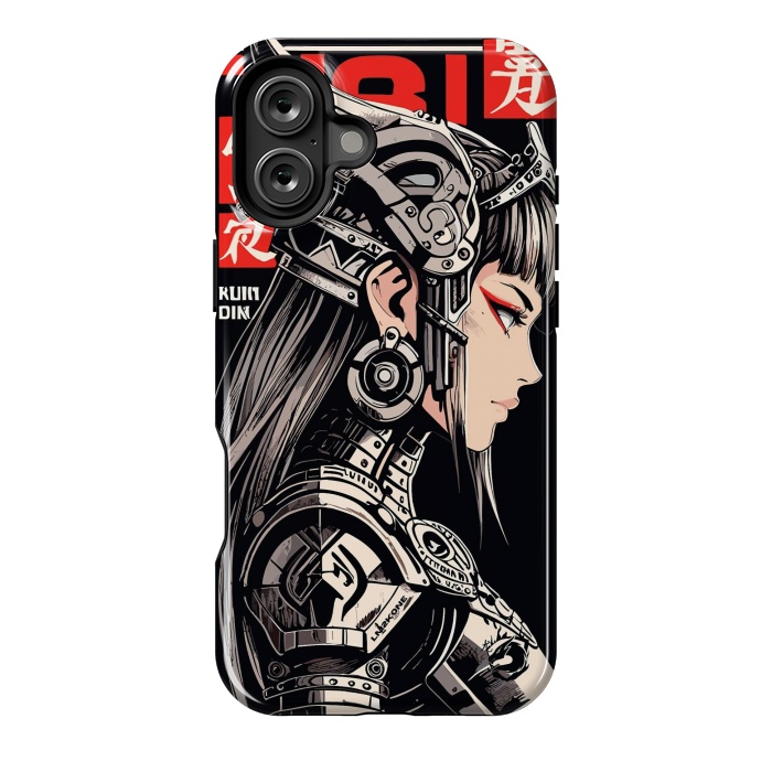 iPhone 16 Plus StrongFit Warrior Red Valkyrie by LM2Kone