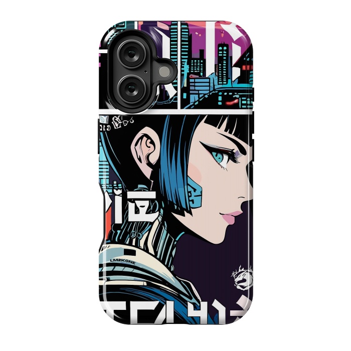 iPhone 16 StrongFit Manga Japan Girl by LM2Kone