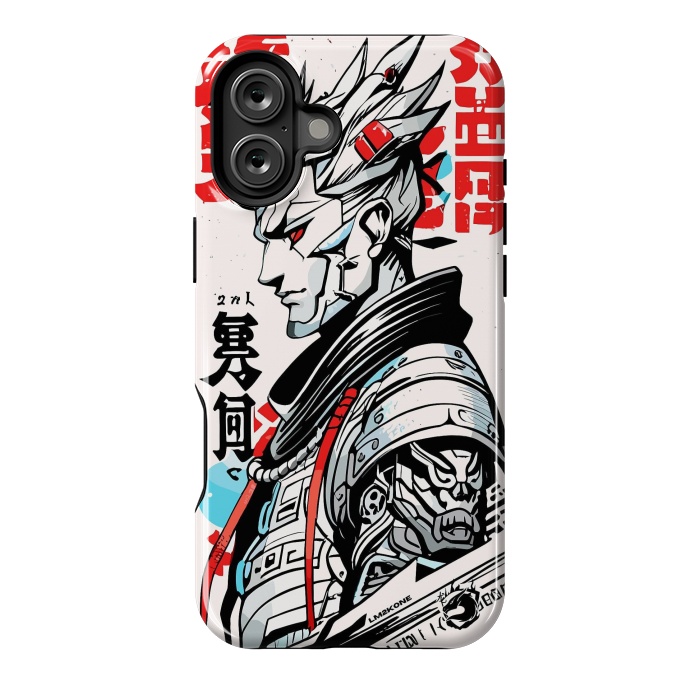 iPhone 16 Plus StrongFit Warrior Japan Kanji by LM2Kone