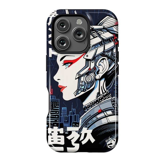 iPhone 16 Pro StrongFit Cyborg Japan Girl by LM2Kone