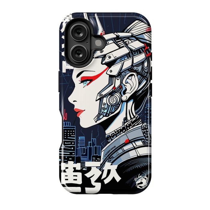 iPhone 16 StrongFit Cyborg Japan Girl by LM2Kone