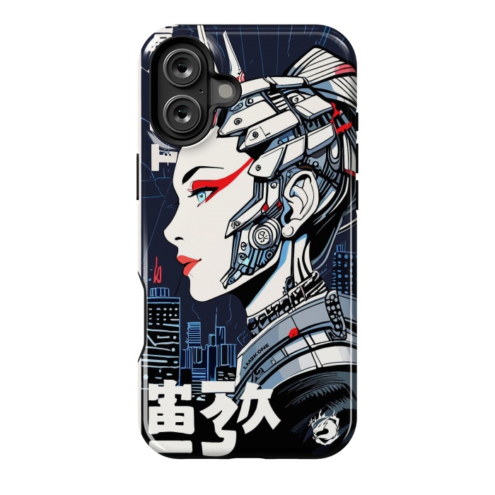 iPhone 16 Plus StrongFit Cyborg Japan Girl by LM2Kone