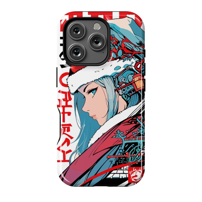 iPhone 16 Pro StrongFit Japan Christmas Girl by LM2Kone