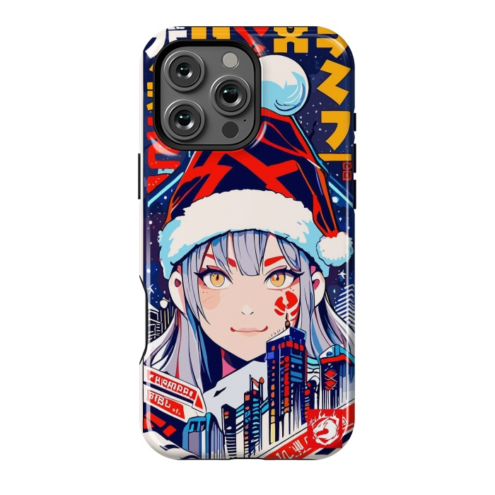 iPhone 16 Pro Max StrongFit City Christmas Girl by LM2Kone