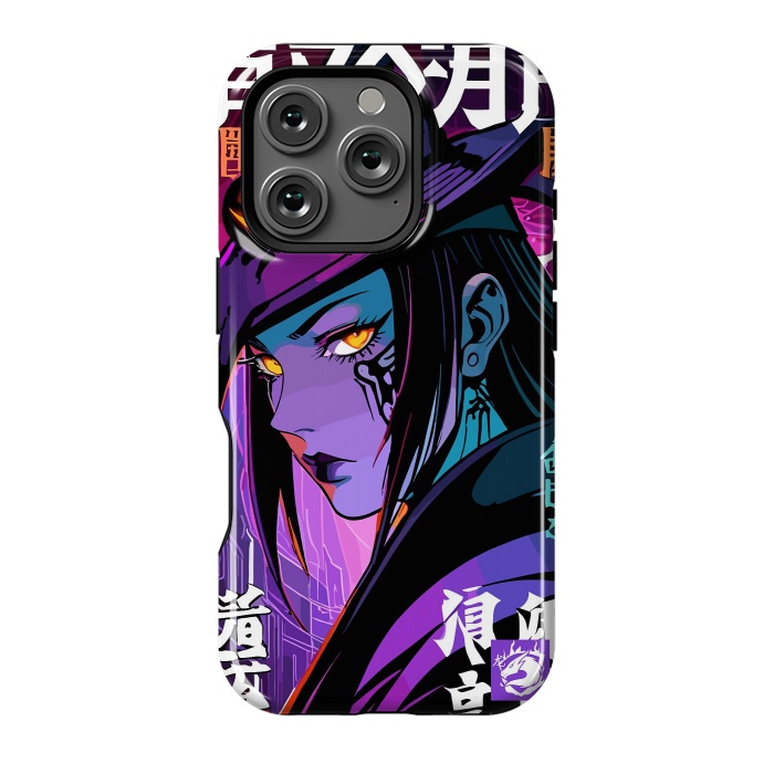 iPhone 16 Pro StrongFit Halloween Purple Witch by LM2Kone