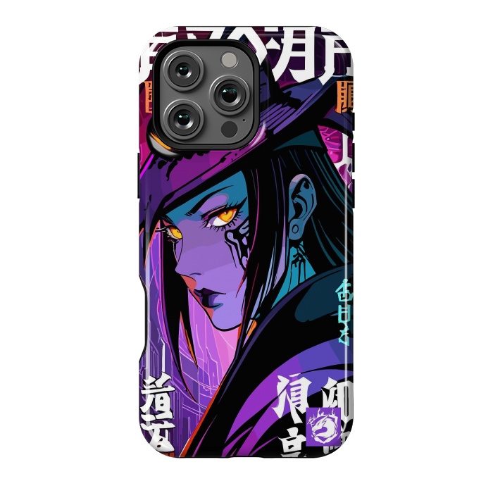 iPhone 16 Pro Max StrongFit Halloween Purple Witch by LM2Kone