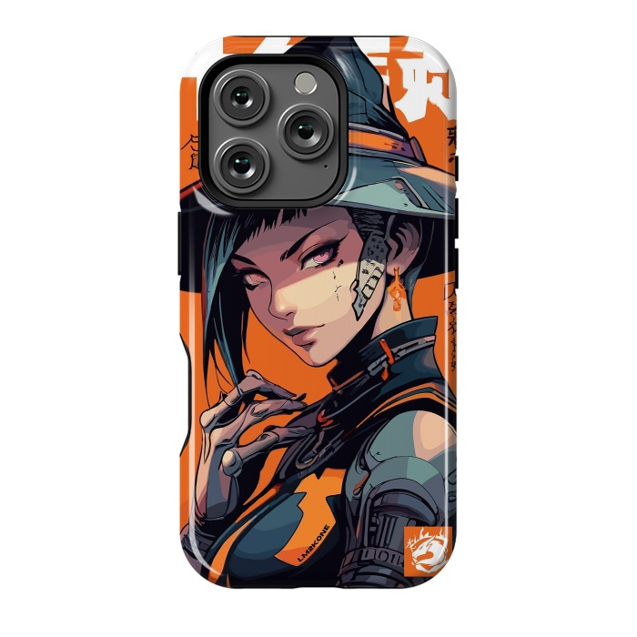 iPhone 16 Pro StrongFit Orange Halloween Witch by LM2Kone