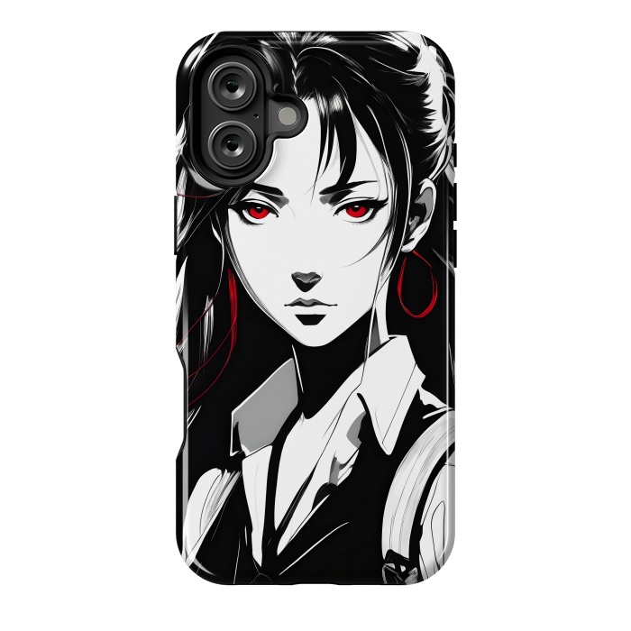 iPhone 16 Plus StrongFit Mystery Girl Anime  by JohnnyVillas