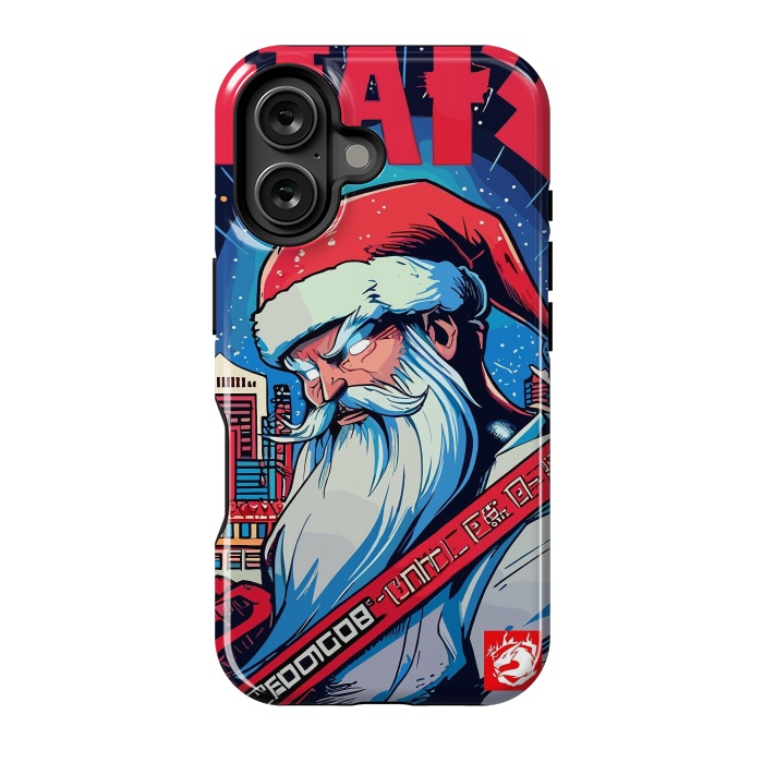 iPhone 16 StrongFit Modern Santa Claus by LM2Kone