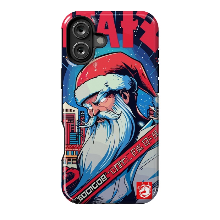 iPhone 16 Plus StrongFit Modern Santa Claus by LM2Kone