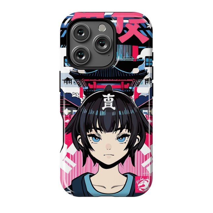 iPhone 16 Pro StrongFit Japanese Anime girl by LM2Kone