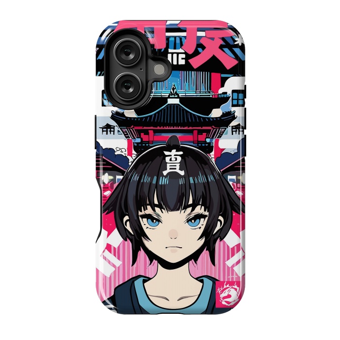 iPhone 16 StrongFit Japanese Anime girl by LM2Kone