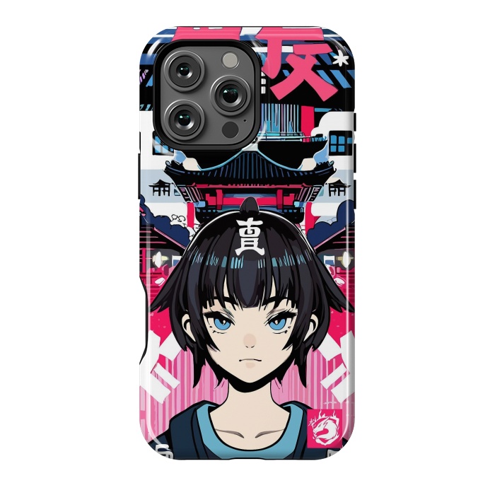 iPhone 16 Pro Max StrongFit Japanese Anime girl by LM2Kone