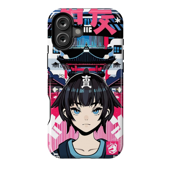 iPhone 16 Plus StrongFit Japanese Anime girl by LM2Kone