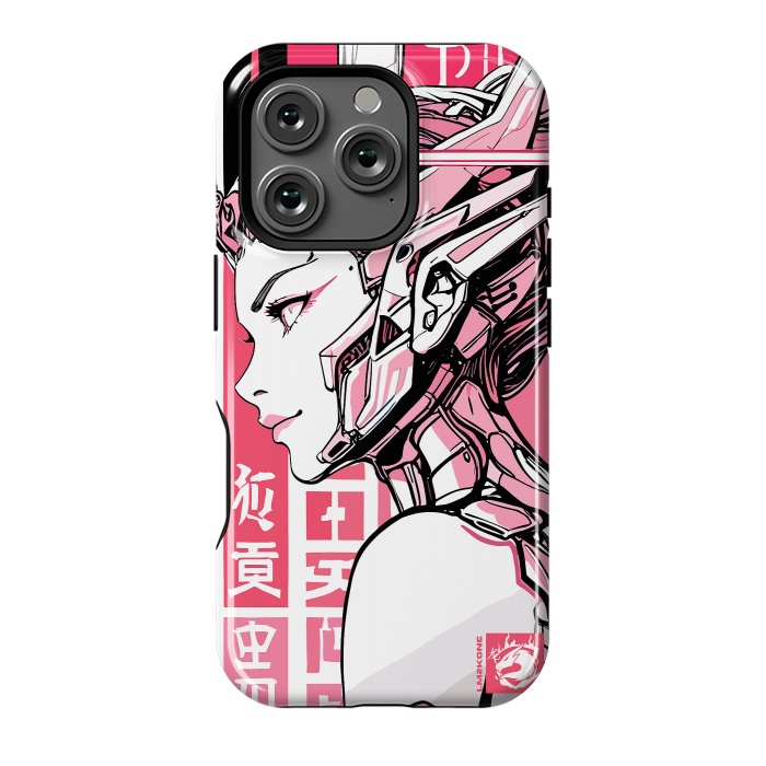 iPhone 16 Pro StrongFit Cyberpunk Girly Cyborg by LM2Kone