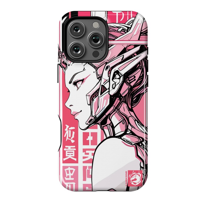 iPhone 16 Pro Max StrongFit Cyberpunk Girly Cyborg by LM2Kone