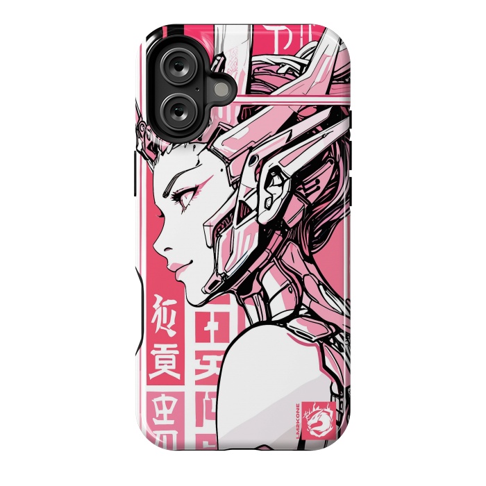 iPhone 16 Plus StrongFit Cyberpunk Girly Cyborg by LM2Kone