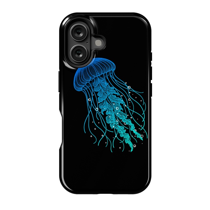 iPhone 16 StrongFit Jellyfish by Mitxel Gonzalez