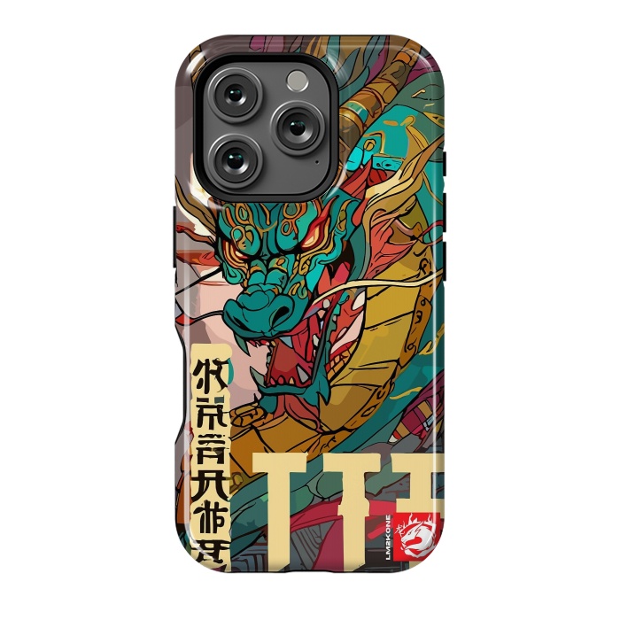 iPhone 16 Pro StrongFit Epic Kanji Dragon by LM2Kone