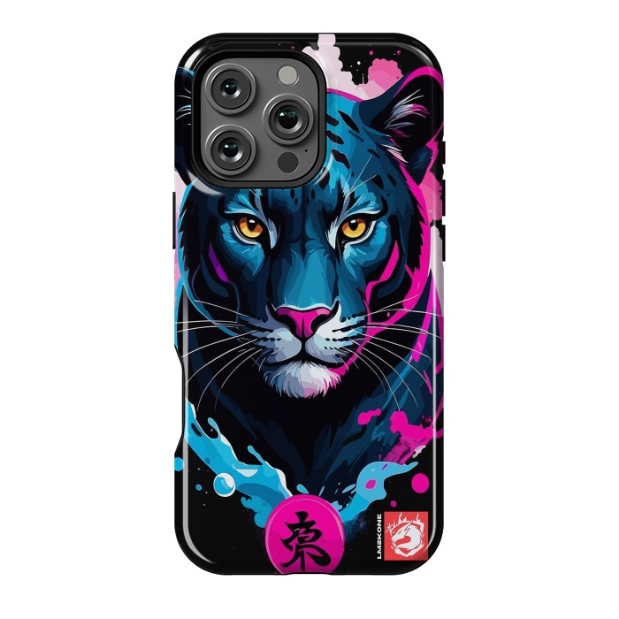 iPhone 16 Pro Max StrongFit Blue and Pink Panther by LM2Kone