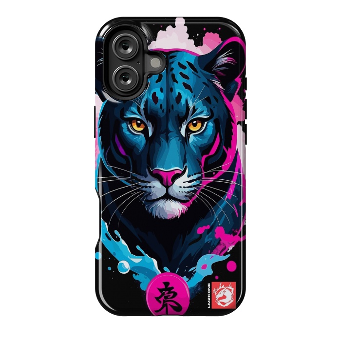 iPhone 16 Plus StrongFit Blue and Pink Panther by LM2Kone