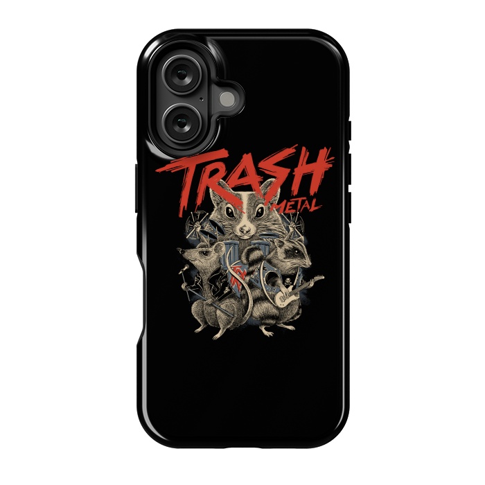 iPhone 16 StrongFit Trash Metal by Afif Quilimo