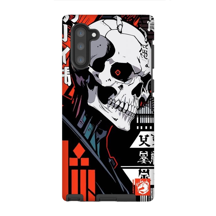 Galaxy Note 10 StrongFit Cyberpunk Skull Japan by LM2Kone