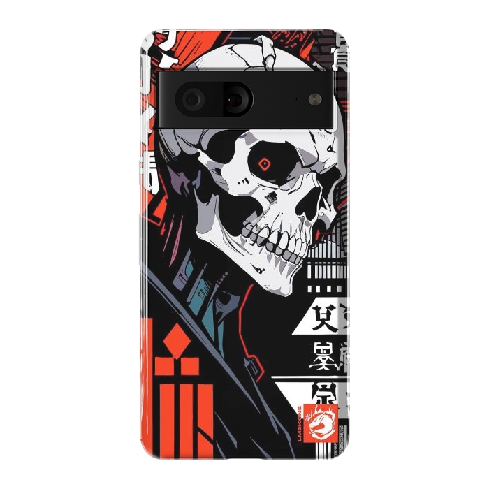 Pixel 7 StrongFit Cyberpunk Skull Japan by LM2Kone