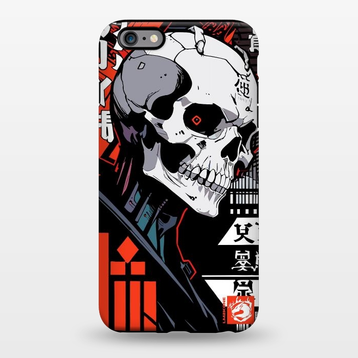 iPhone 6/6s plus StrongFit Cyberpunk Skull Japan by LM2Kone