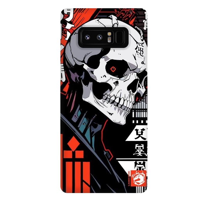 Galaxy Note 8 StrongFit Cyberpunk Skull Japan by LM2Kone