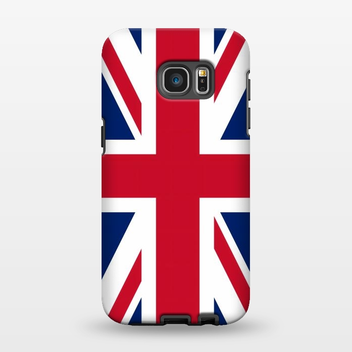 Galaxy S7 EDGE StrongFit Union Jack Flag by JohnnyVillas