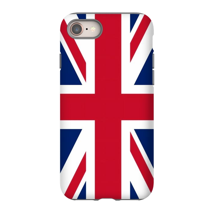 iPhone 8 StrongFit Union Jack Flag by JohnnyVillas