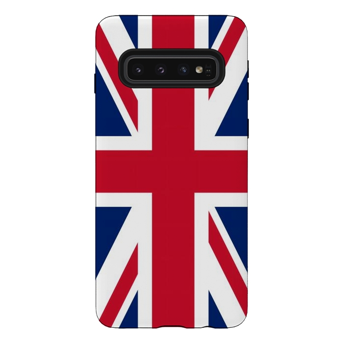 Galaxy S10 StrongFit Union Jack Flag by JohnnyVillas