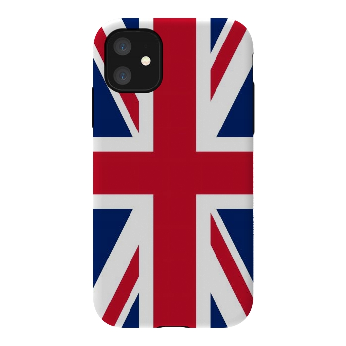 iPhone 11 StrongFit Union Jack Flag by JohnnyVillas