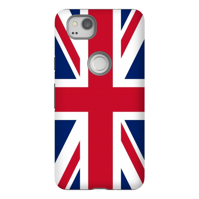 Pixel 2 StrongFit Union Jack Flag by JohnnyVillas