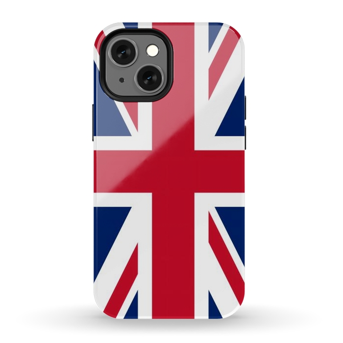 iPhone 12 mini StrongFit Union Jack Flag by JohnnyVillas