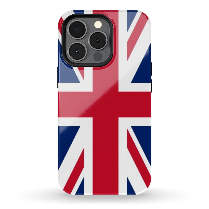 iPhone 13 pro StrongFit Union Jack Flag by JohnnyVillas