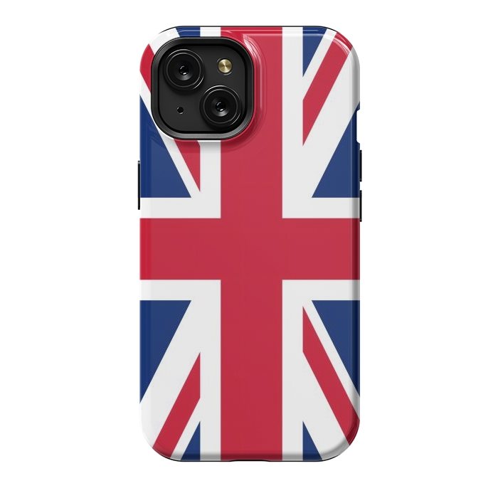 iPhone 15 StrongFit Union Jack Flag by JohnnyVillas