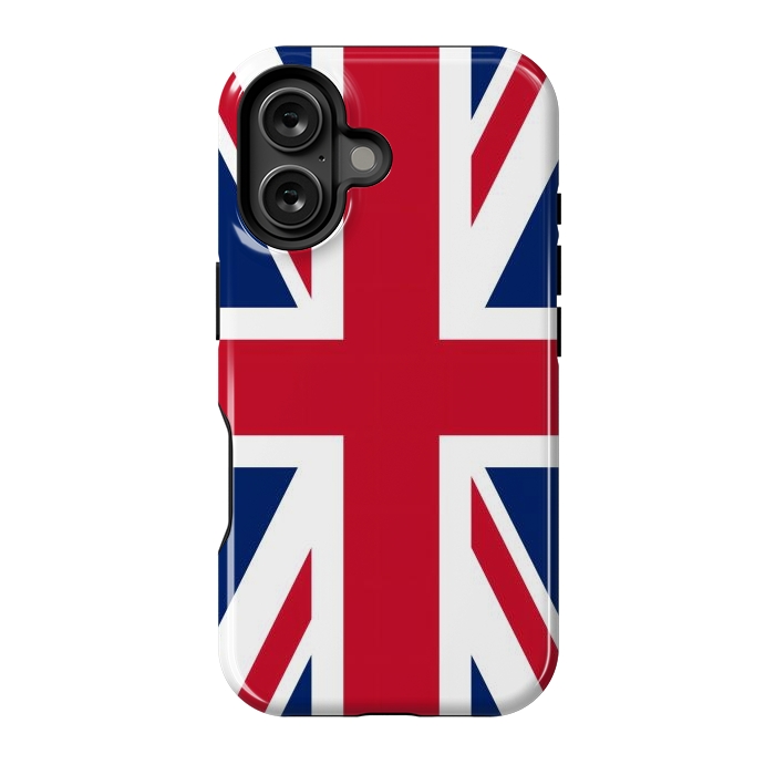 iPhone 16 StrongFit Union Jack Flag by JohnnyVillas