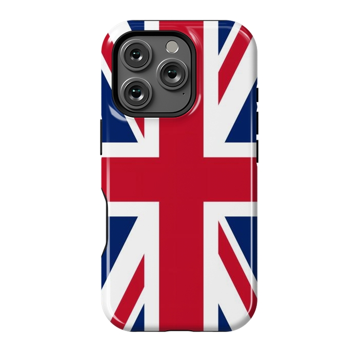 iPhone 16 Pro StrongFit Union Jack Flag by JohnnyVillas