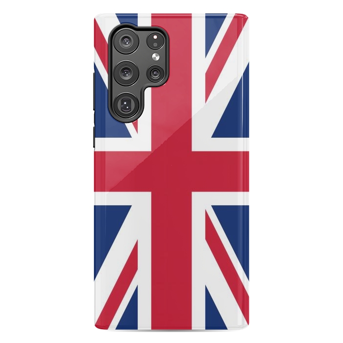 Galaxy S22 Ultra StrongFit Union Jack Flag by JohnnyVillas