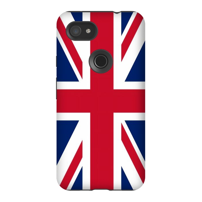 Pixel 3AXL StrongFit Union Jack Flag by JohnnyVillas