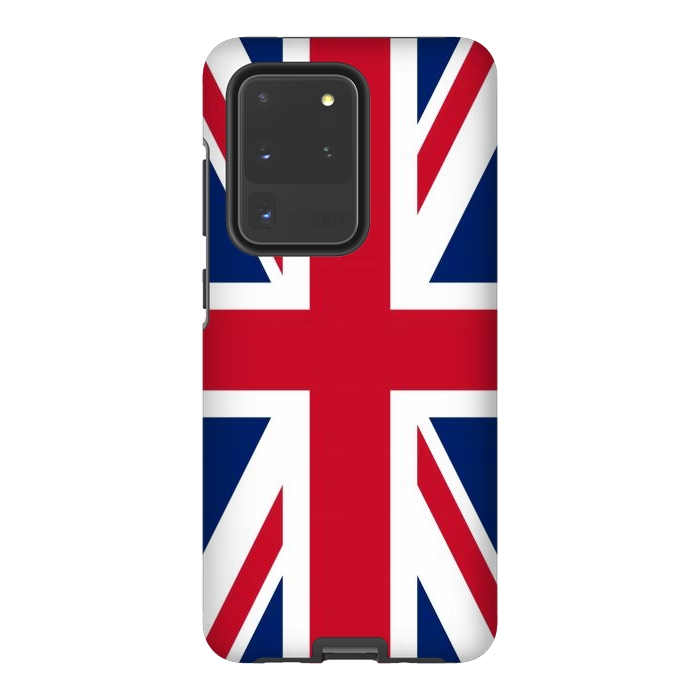 Galaxy S20 Ultra StrongFit Union Jack Flag by JohnnyVillas