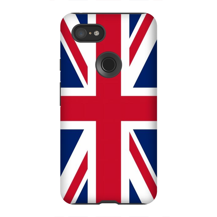 Pixel 3XL StrongFit Union Jack Flag by JohnnyVillas