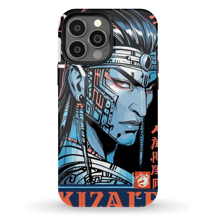 iPhone 13 Pro Max StrongFit Cyberpunk Blue indian by LM2Kone