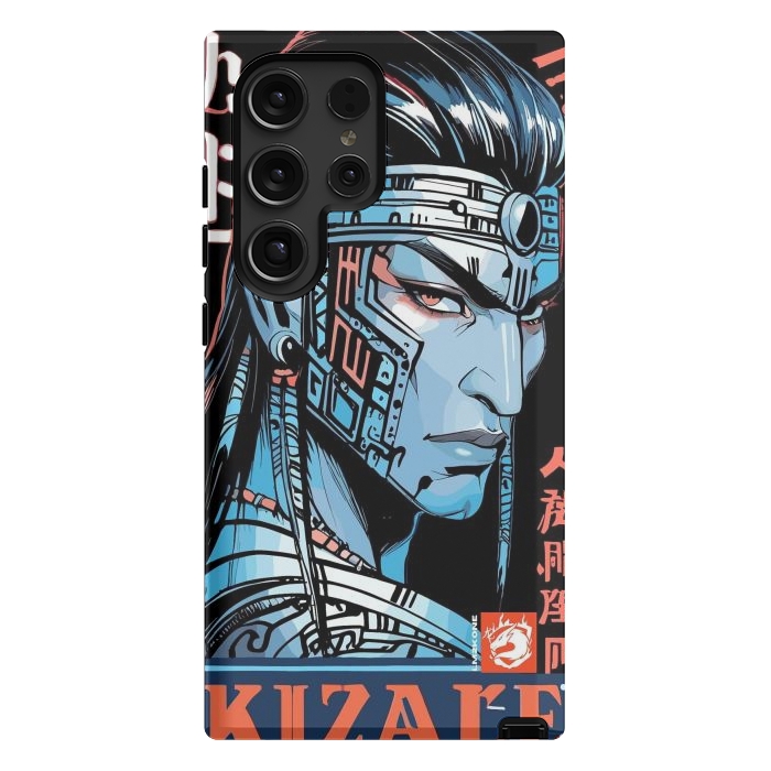 Galaxy S24 Ultra StrongFit Cyberpunk Blue indian by LM2Kone