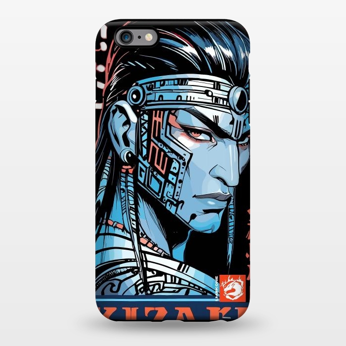 iPhone 6/6s plus StrongFit Cyberpunk Blue indian by LM2Kone