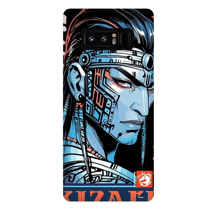 Galaxy Note 8 StrongFit Cyberpunk Blue indian by LM2Kone